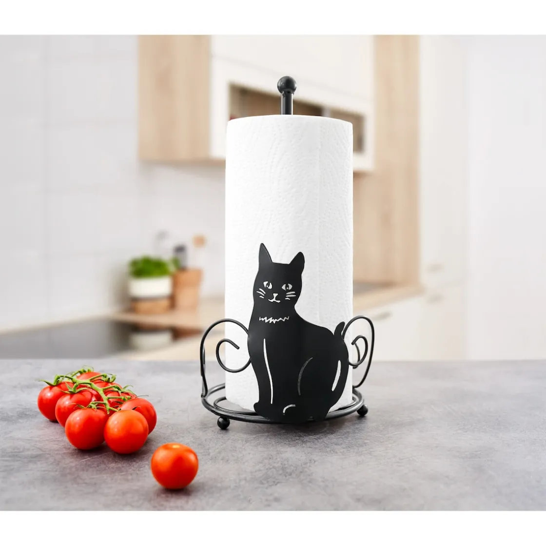 Küchenrollenhalter|Die moderne Hausfrau Küchenrollenhalter "Kätzchen"