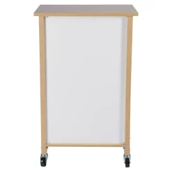 Küchen- & Servierwagen|Die moderne Hausfrau Küchenwagen mit Mülltrennsystem Eiche, weiß