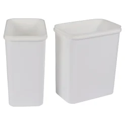 Küchen- & Servierwagen|Die moderne Hausfrau Küchenwagen mit Mülltrennsystem Eiche, weiß