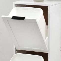 Küchen- & Servierwagen|Die moderne Hausfrau Küchenwagen mit Mülltrennsystem