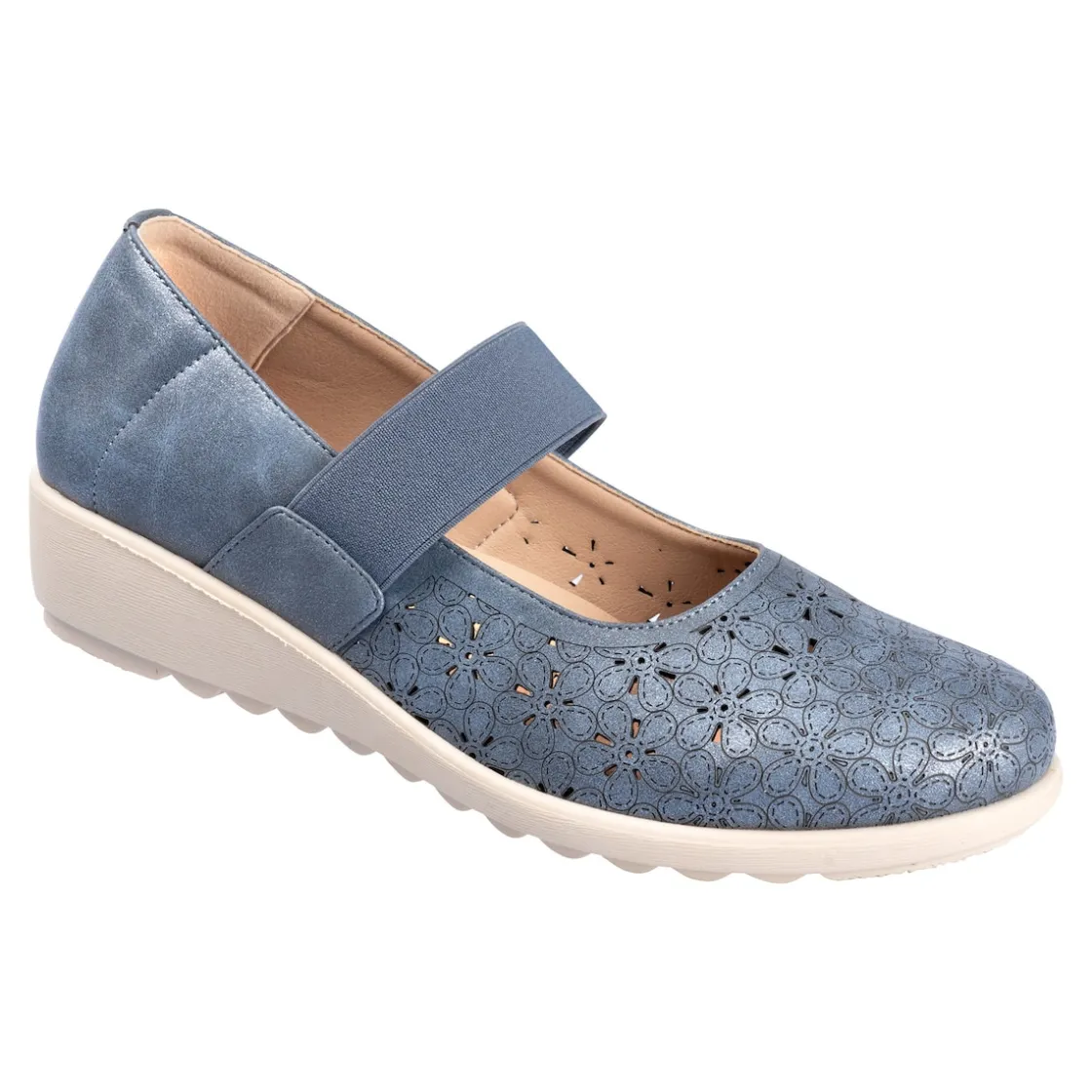 Ballerinas|Die moderne Hausfrau Keil-Ballerina „Karin“