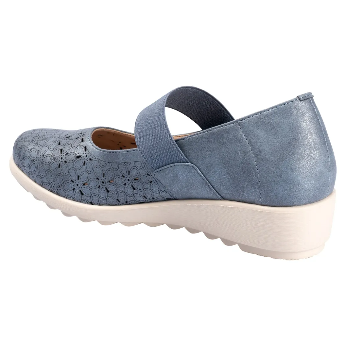 Ballerinas|Die moderne Hausfrau Keil-Ballerina „Karin“