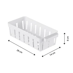 Kühlschrankorganizer|Kühlschrankzubehör|Die moderne Hausfrau Kühlschrank-Korbset, 3 Stück