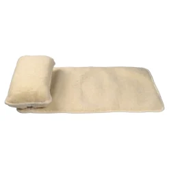 Die moderne Hausfrau Kissen mit Schurwolle natur