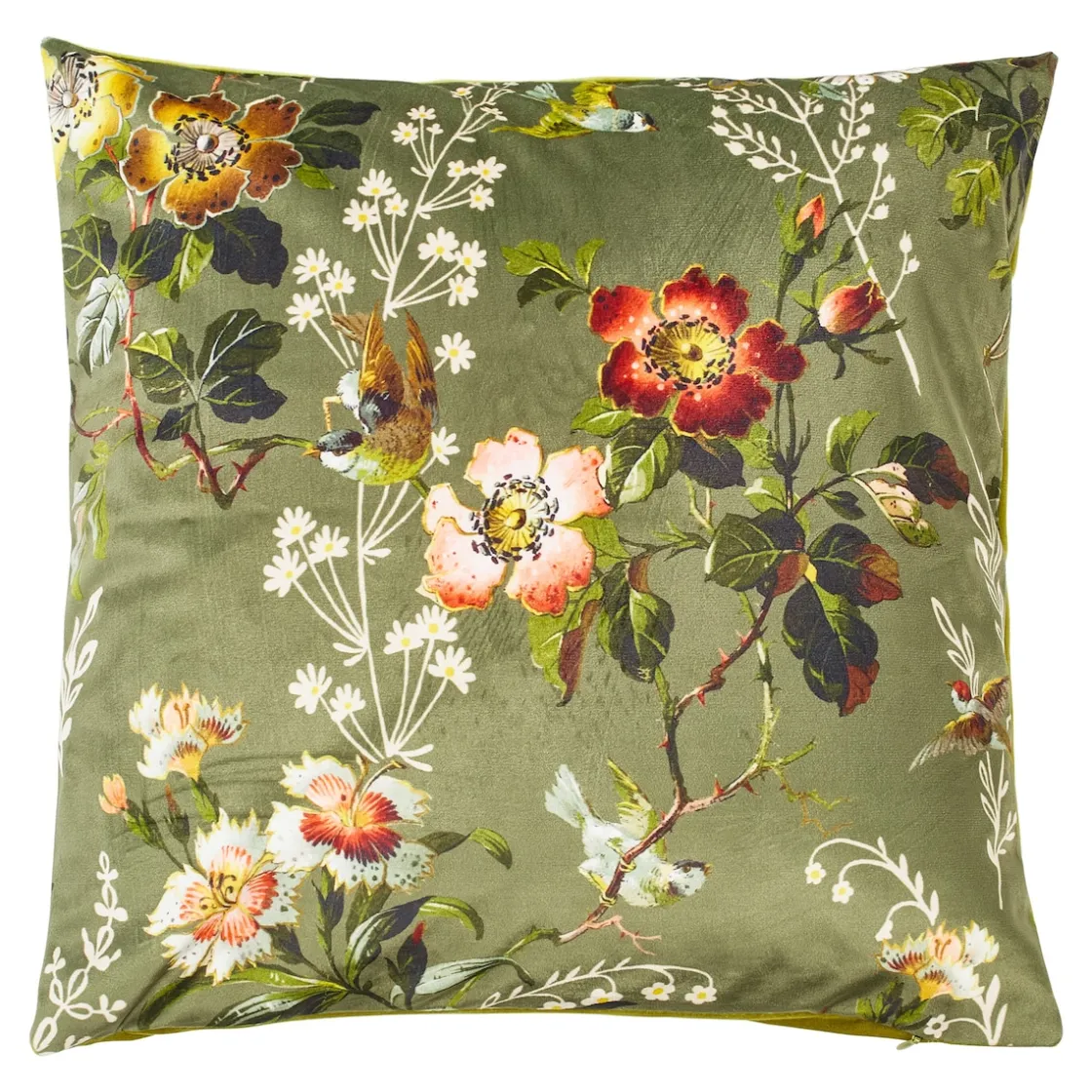 Kissen·Dekokissen|Die moderne Hausfrau Kissenhülle "Samtoptik" grün