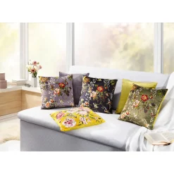 Kissen·Dekokissen|Die moderne Hausfrau Kissenhülle "Samtoptik" grün