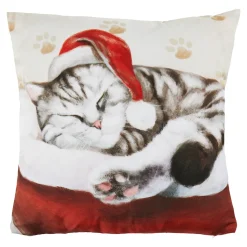 Die moderne Hausfrau Kissenhülle Weihnachtskätzchen