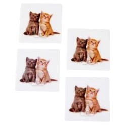 Garderoben & Haken|Badmöbel|Die moderne Hausfrau Klebehaken "Katze", 4 Stück