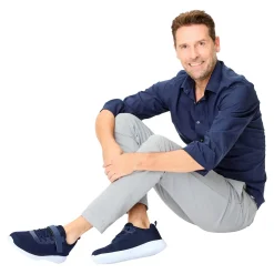 Herren Die moderne Hausfrau Klett-Komfortsneaker unisex „Federleicht“