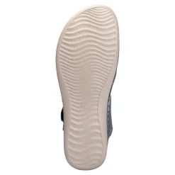 Sandalen|Die moderne Hausfrau Klettsandalette „Carmen“ blau