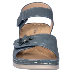 Sandalen|Die moderne Hausfrau Klettsandalette „Carmen“ blau