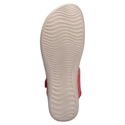 Sandalen|Die moderne Hausfrau Klettsandalette „Carmen“ rot