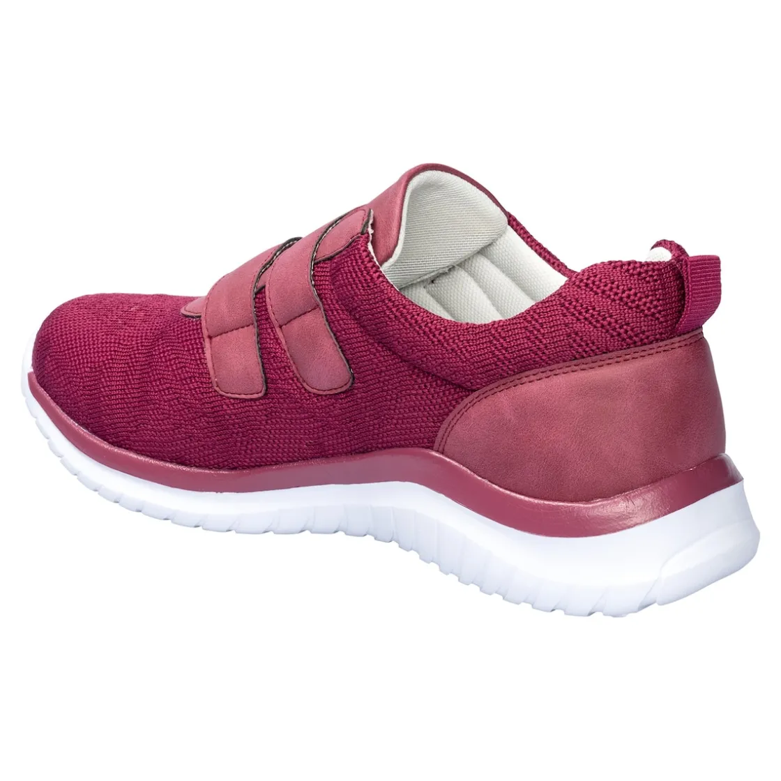 Sportschuhe|Die moderne Hausfrau Klettschuh „Federleicht“ beere