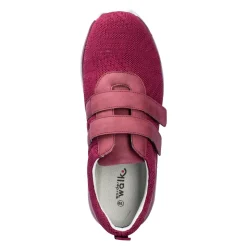 Sportschuhe|Die moderne Hausfrau Klettschuh „Federleicht“ beere