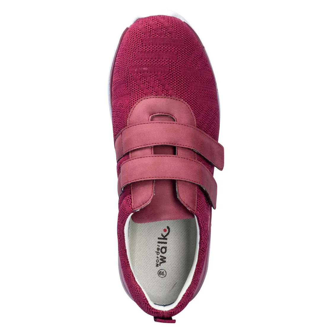 Sportschuhe|Die moderne Hausfrau Klettschuh „Federleicht“ beere