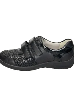 Slipper & Mokassins|Die moderne Hausfrau Klettschuhe schwarz