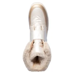 Damen Die moderne Hausfrau Klettstiefel „Leonita“ gold