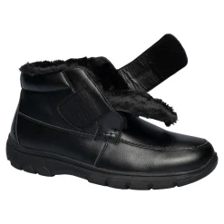 Stiefel|Die moderne Hausfrau Klett-Stiefel mit Leder „Herrmann“