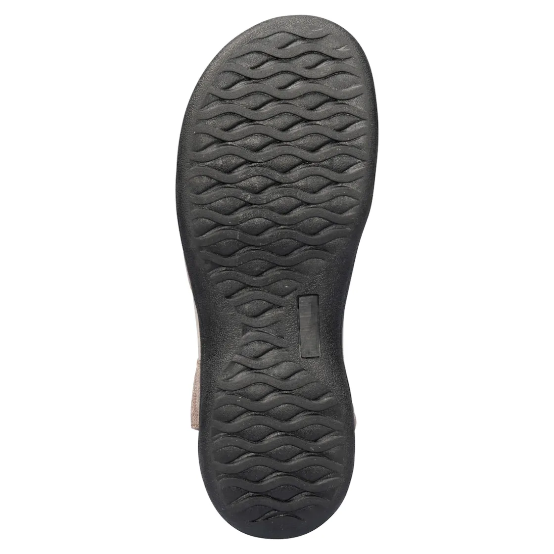 Sandalen|Die moderne Hausfrau Klett-Stretchsandale "Leinenoptik"