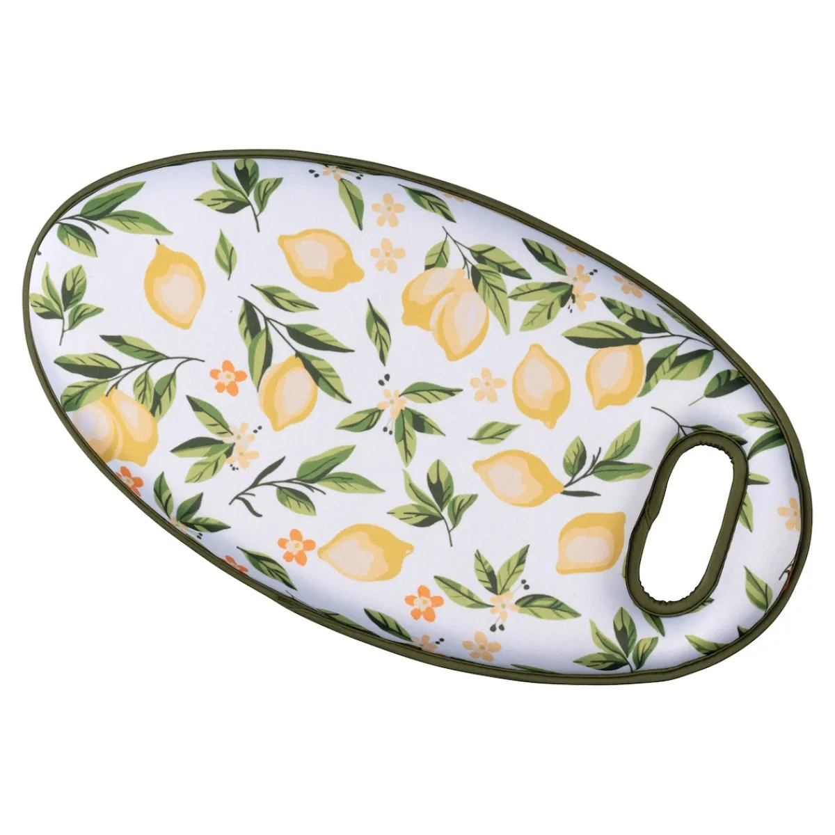 Die moderne Hausfrau Kniekissen „Zitrone“