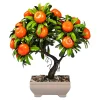 Kunstpflanzen|Die moderne Hausfrau Künstlicher Bonsai Mandarine