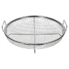 Backbleche & Grillkörbe|Ofenroste & Grillkörbe|Die moderne Hausfrau Knusper-Grillkorb "Edelstahl" rund