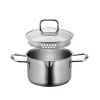 Töpfe|Die moderne Hausfrau Kochtopf, Edelstahl Sanvito 1 x Topf, 1 x Deckel