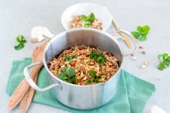 Töpfe|Die moderne Hausfrau Kochtopf, Edelstahl Sanvito 1 x Topf, 1 x Deckel