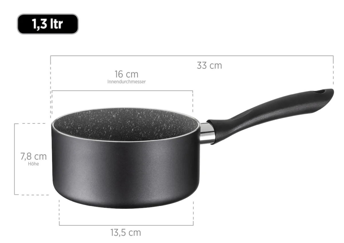 Die moderne Hausfrau Kochtopf-Set, Aluminium Izar