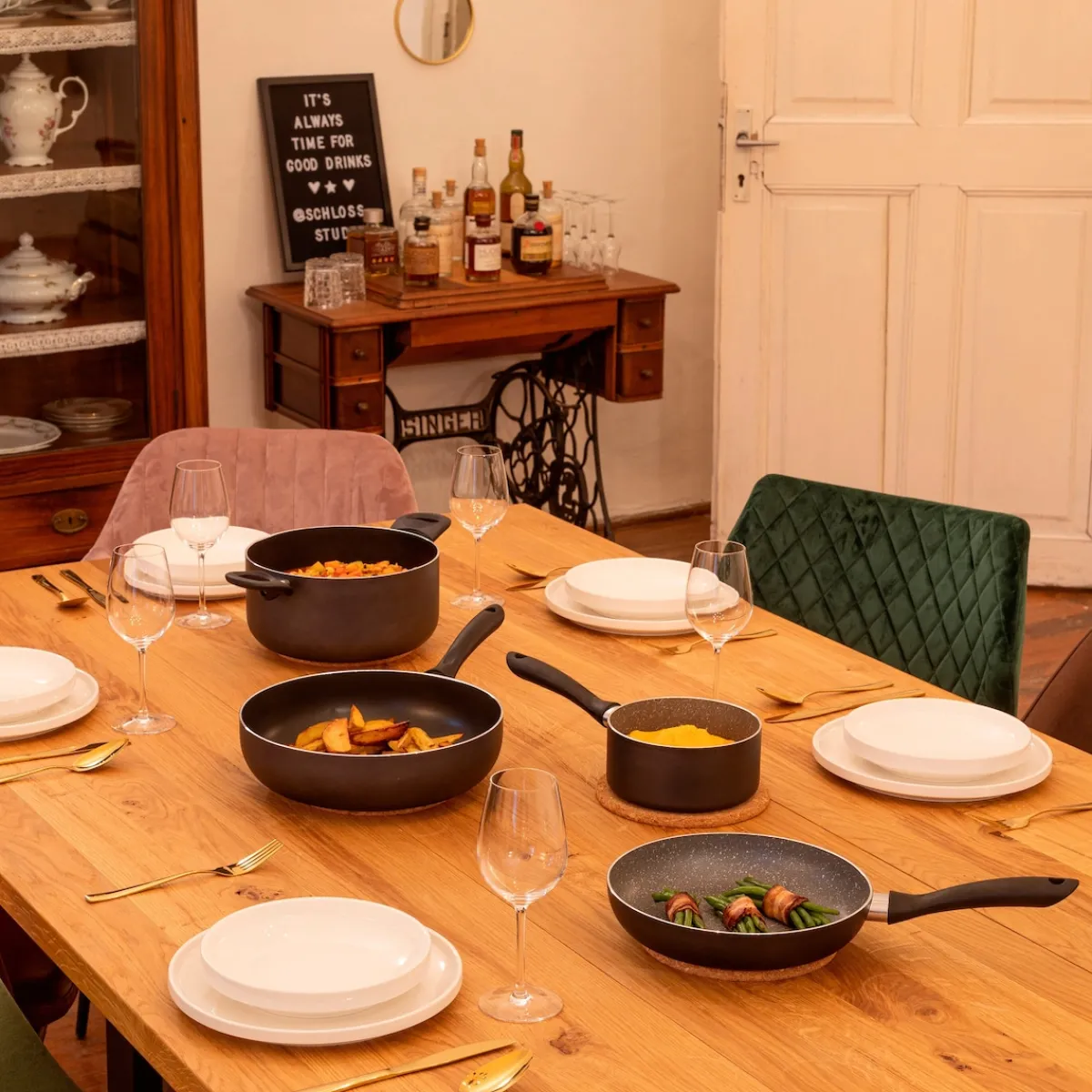 Die moderne Hausfrau Kochtopf-Set, Aluminium Izar