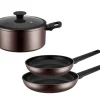 Töpfe|Die moderne Hausfrau Kochtopfset, Aluminium Stellara