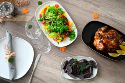 Geschirrsets|Die moderne Hausfrau Kombiservice, Keramik Isora Schwarz