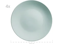 Geschirrsets|Die moderne Hausfrau Kombiservice Pastell Selection Grün