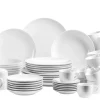 Geschirrsets|Die moderne Hausfrau Kombiservice, Porzellan ALESIA