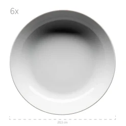 Geschirrsets|Die moderne Hausfrau Kombiservice, Porzellan ALESIA