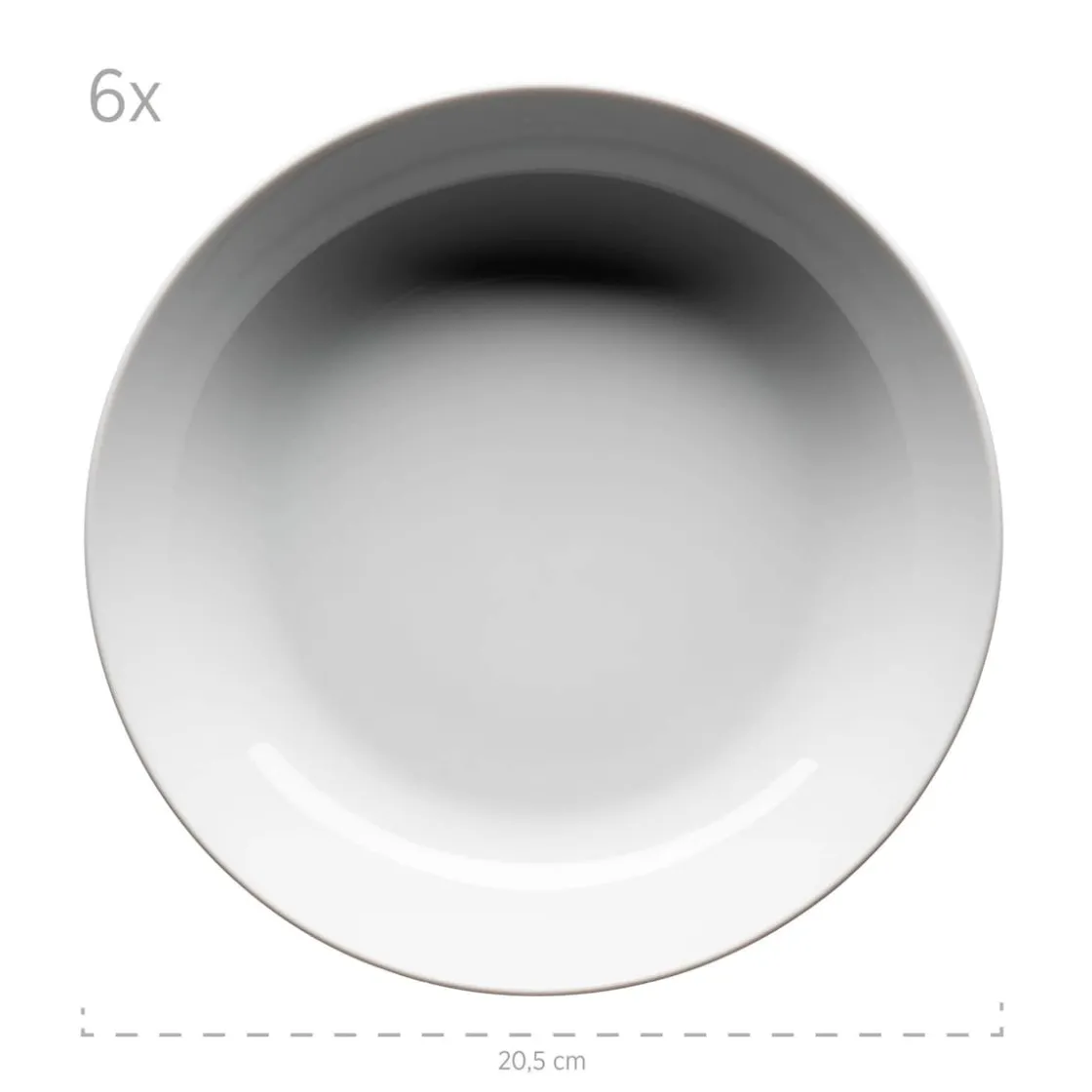 Geschirrsets|Die moderne Hausfrau Kombiservice, Porzellan ALESIA