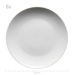 Geschirrsets|Die moderne Hausfrau Kombiservice, Porzellan ALESIA