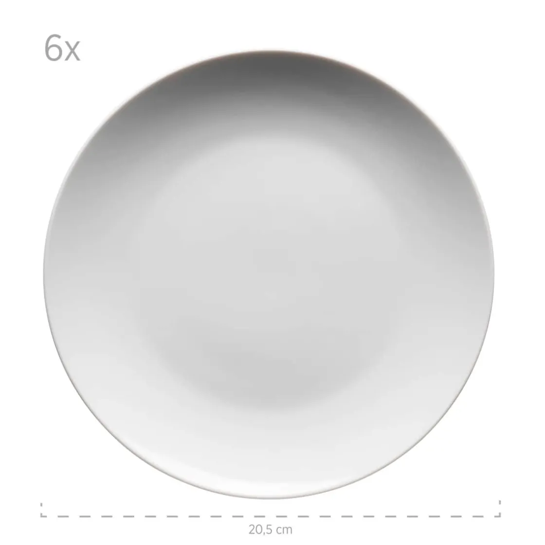 Geschirrsets|Die moderne Hausfrau Kombiservice, Porzellan ALESIA