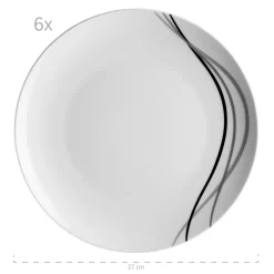 Geschirrsets|Die moderne Hausfrau Kombiservice, Porzellan TAJO