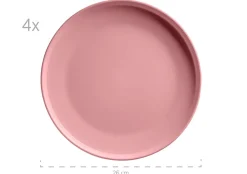 Geschirrsets|Die moderne Hausfrau Kombiservice, Steinzeug ALENIA Rosa