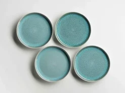 Geschirrsets|Die moderne Hausfrau Kombiservice, Steinzeug Elea Hellgrün