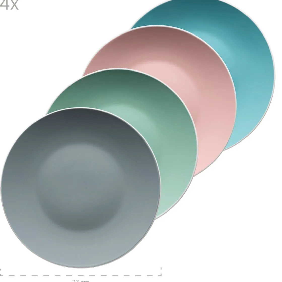 Geschirrsets|Die moderne Hausfrau Kombiservice, Steinzeug ELISSA II