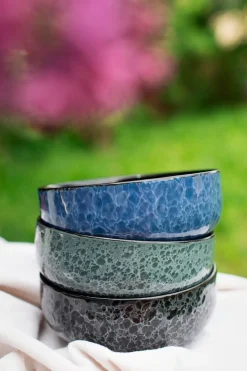 Geschirrsets|Die moderne Hausfrau Kombiservice, Steinzeug Filippa Grün