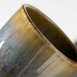 Geschirrsets|Die moderne Hausfrau Kombiservice, Steinzeug Flussufer blau, grün, braun