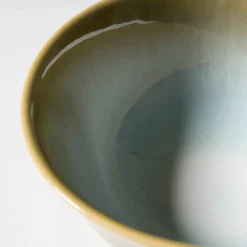 Geschirrsets|Die moderne Hausfrau Kombiservice, Steinzeug Flussufer blau, grün, weiß