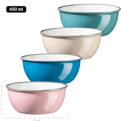 Geschirrsets|Die moderne Hausfrau Kombiservice, Steinzeug Maila Petrol, Altrosa, Beige, Dunkelblau