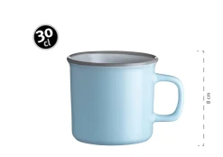 Geschirrsets|Die moderne Hausfrau Kombiservice, Steinzeug Maila Rosa / Grau / Blau / Grün