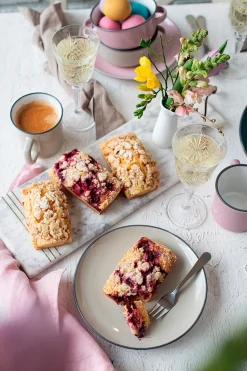 Geschirrsets|Die moderne Hausfrau Kombiservice, Steinzeug Maila Rosa / Grau / Blau / Grün