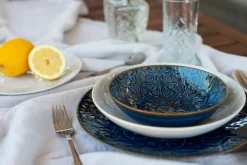 Geschirrsets|Die moderne Hausfrau Kombiservice, Steinzeug Trad. Tiles Weiß