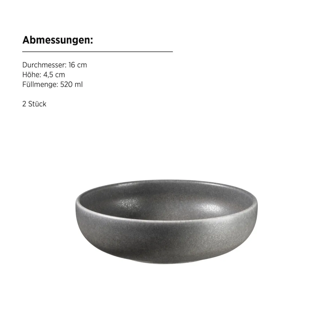 Geschirrsets|Die moderne Hausfrau Kombiservice, Steinzeug Unico Grau